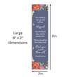Load image into Gallery viewer, Christian 8X2inch Verses Bookmarks for Women, Assorted Variety Pack Bookmarks