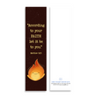 Load image into Gallery viewer, Christian Bookmark with Bible Verse Matthew 9:29 (According to Your Faith Let it Be To You)