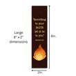 Load image into Gallery viewer, Christian Bookmark with Bible Verse Matthew 9:29 (According to Your Faith Let it Be To You)