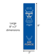 Load image into Gallery viewer, Christian Military Bookmark Packs U.S. Air Force with Bible Verse Ephesians 6:11 | Put on The Full Armor of God