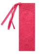 Load image into Gallery viewer, Faith Hebrews 11:1 Pink Faux Leather Bookmark