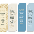Load image into Gallery viewer, Christian Pastor Bookmarks, Variety Pack Bookmarks Inspirational for Pastor Appreciation