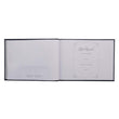 Load image into Gallery viewer, In Loving Memory Navy Faux Leather Guest Book