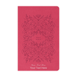 Load image into Gallery viewer, Personalized Custom Text Your Name NLT Premium Gift Bible Very Berry Pink Vines Leatherlike Custom Made Gift for Birthdays Celebrations Holidays