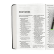 Load image into Gallery viewer, Personalized Custom Text Your Name NKJV Super Giant Print Reference Bible Black Leatherflex