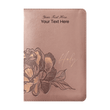 Load image into Gallery viewer, Personalized NLT Compact Giant Print Bible Filament-Enabled Edition Red Letter Rose Metallic Peony LeatherLike