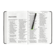 Load image into Gallery viewer, Personalized Custom Text Your Name NKJV Super Giant Print Reference Bible Black Leatherflex