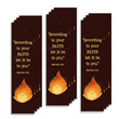 Load image into Gallery viewer, Christian Bookmark with Bible Verse Matthew 9:29 (According to Your Faith Let it Be To You)