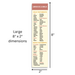 Load image into Gallery viewer, Spanish Christian 8X2inch Bookmark with the Books of the Bible Packs | Marcador en Español con Los Libros De La Biblia