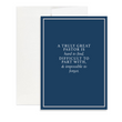 Load image into Gallery viewer, Christian Ministry Appreciation Card for Pastors A Truly Great Pastor