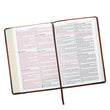 Load image into Gallery viewer, KJV Brown Portfolio Design Large Print Thinline LuxLeather Bible