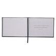 Load image into Gallery viewer, In Loving Memory Navy Faux Leather Guest Book