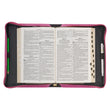 Load image into Gallery viewer, Amazing Grace Flower Field Pink Personalized Bible Cover for Women