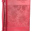 Load image into Gallery viewer, Matthew 19:26 Faux Leather Pink Personalized Bible Cover for Women