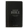 Load image into Gallery viewer, Personalized Custom Text Your Name KJV Holy Bible Thumb Index Edition Standard Size Black King James Version