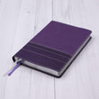 Load image into Gallery viewer, Personalized NIV Thinline Bible Large Print Leathersoft Purple/Plum New International Version