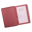 Load image into Gallery viewer, Personalized KJV Bible Super Giant Print King Indexed LuxLeather Burgundy