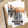 Load image into Gallery viewer, Personalized Christian Graduation Card Custom Your Photo Image Upload Your Text Greeting Card