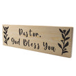Load image into Gallery viewer, Pastor God Bless You Wood Decor