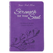 Load image into Gallery viewer, Personalized Devotional Strength for Your Soul Purple Faux Leather
