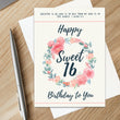 Load image into Gallery viewer, Christian Happy 16th Birthday Card for 16th Birthday Card, Christian Gift for 16th Birthday