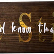 Load image into Gallery viewer, Be Still Wood Decor