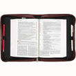 Load image into Gallery viewer, Psalm 16:11 Faux Leather Brown Personalized Bible Cover for Men