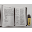Load image into Gallery viewer, Personalized Custom Text Your Name Biblia Compacta Letra Gde. RVR 1960 Piel Fab. Marron (RVR 1960 LGE. Print Compact Bible Bon. Leather Brown)