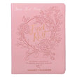 Load image into Gallery viewer, Personalized Devotional Find Rest Pink Faux Leather