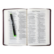 Load image into Gallery viewer, Personalized Custom Text Your Name ESV Premium Gift Bible TruTone Mahogany Border Design