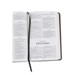 Load image into Gallery viewer, Personalized Custom Text Your Name KJV Deluxe Gift Bible Comfort Print Black Leathersoft