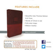 Load image into Gallery viewer, Personalized KJV Holy Bible Value Thinline Leathersoft Standard Print Brown