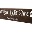 Load image into Gallery viewer, Matthew 5:16 Let Your Light Shine Wood Decor