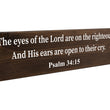 Load image into Gallery viewer, Psalm 34:15 The Eyes Of The Lord Are On The Righteous Wood Decor