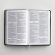 Load image into Gallery viewer, Personalized KJV Deluxe Gift Holy Bible Gray Leathersoft King James Version