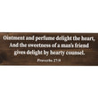 Load image into Gallery viewer, Proverbs 27:9 Friends Give Hearty Councel Wood Decor