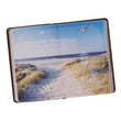 Load image into Gallery viewer, Personalized Devotional Walking with God Brown Faux Leather