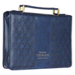 Load image into Gallery viewer, Blue Jeremiah 29:11 Faux Leather Personalized Bible Cover For Women