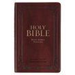 Load image into Gallery viewer, Personalized Custom Text Your Name KJV Holy Bible Standard Size Thumb Index Edition Burgundy King James Version