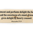 Load image into Gallery viewer, Proverbs 27:9 Friends Give Hearty Councel Wood Decor