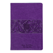 Load image into Gallery viewer, Personalized Custom Text Your Name The Passion Translation New Testament (2020 Edition) Large Print Violet Faux Leather