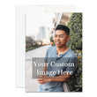 Load image into Gallery viewer, Personalized Greeting Card Custom Your Photo Image Upload Your Text Greeting Card For All Occasions, Christmas, Holiday, Wedding, Birthday, Thank You Card