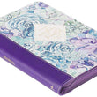 Load image into Gallery viewer, Personalized Journal Everything Beautiful Purple Faux Leather with Zipped Closure - Ecclesiastes 3:11
