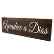 Load image into Gallery viewer, Aqradece a Dios Spanish Wood Decor