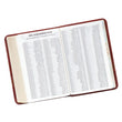 Load image into Gallery viewer, Personalized Custom Text Your Name KJV Holy Bible COMPACT LuxLeather Brown King James Version