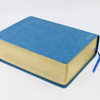 Load image into Gallery viewer, Personalized Tyndale NLT Life Application Large Print Study Bible Third Edition LeatherLike TealBlue