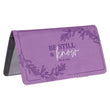 Load image into Gallery viewer, Be Still & Know Psalm 46:10 Purple Faux Leather Checkbook Wallet