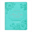 Load image into Gallery viewer, Personalized Custom Text Your Name Here I Am, Lord Devotional Teal Faux Leather
