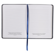 Load image into Gallery viewer, Personalized Journal Wings Like Eagles Navy Blue Handy-sized Faux Leather