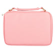Load image into Gallery viewer, Blessed Faux Leather Pink Personalized Bible Cover for Women